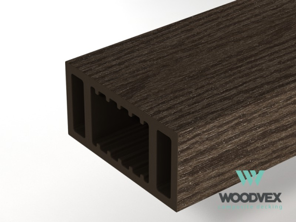 Перила нижнее для ограждений Woodvex 100х50х3000 Венге